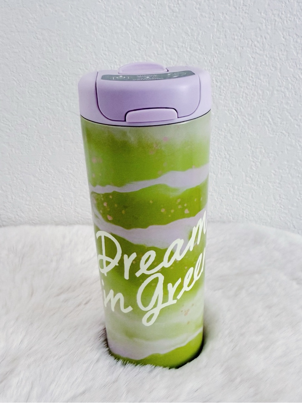 STARBUCKS "Dream In Green" 12oz Stainless Steel Tumbler